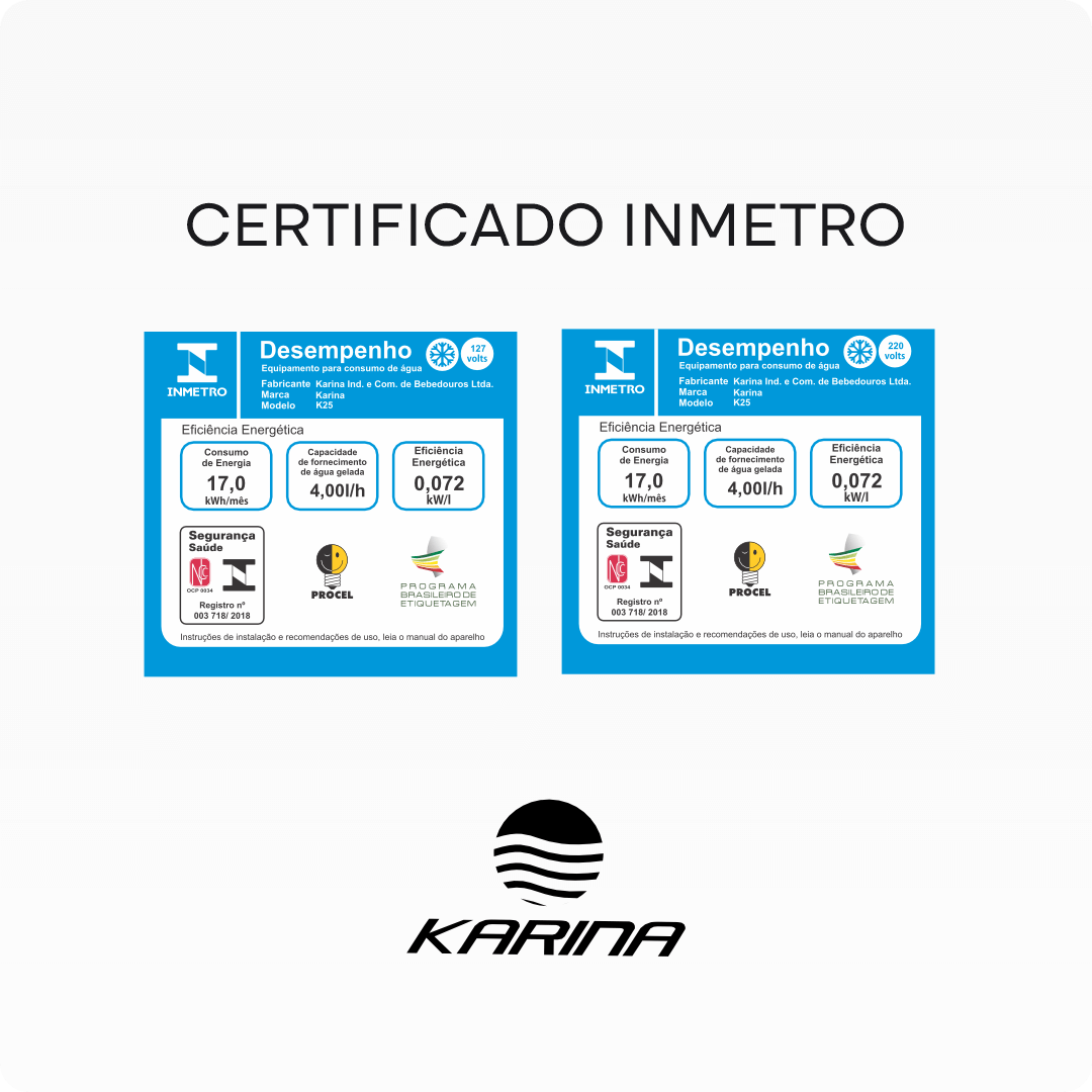 Bebedouro Industrial Modelo K25 - INOX Karina - Imagem 2