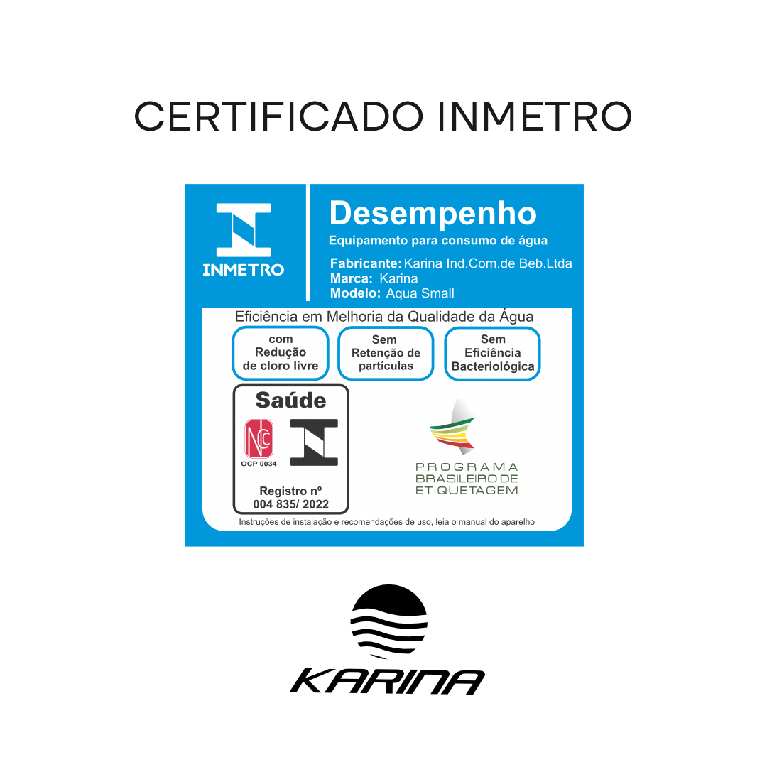 Purificador Modelo Aqua Small - CINZA - Karina - Imagem 6