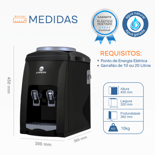 Bebedouro Mesa  Modelo K31i - Karina - Imagem 5
