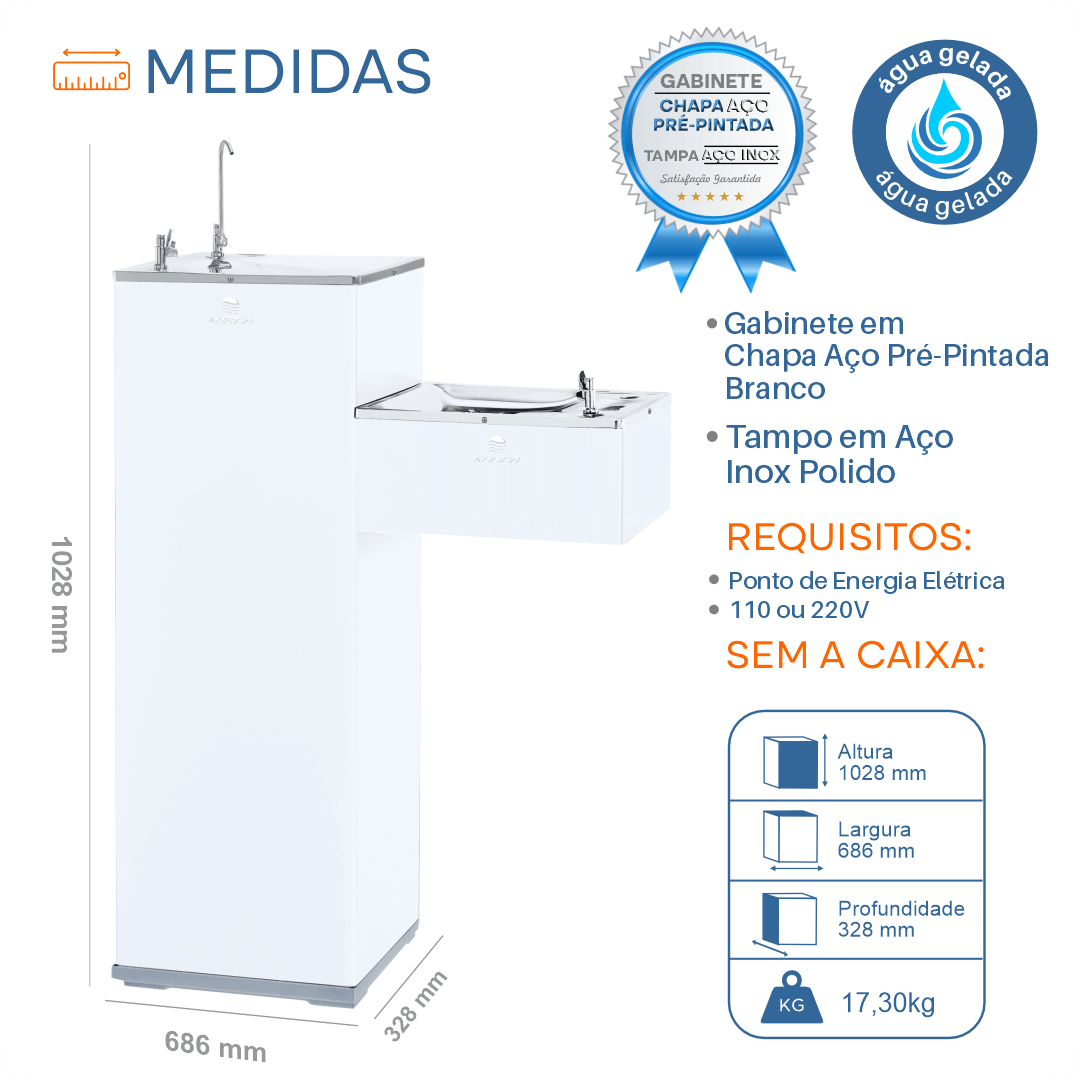Bebedouro Pressão Modelo K40cc - Karina - Imagem 4