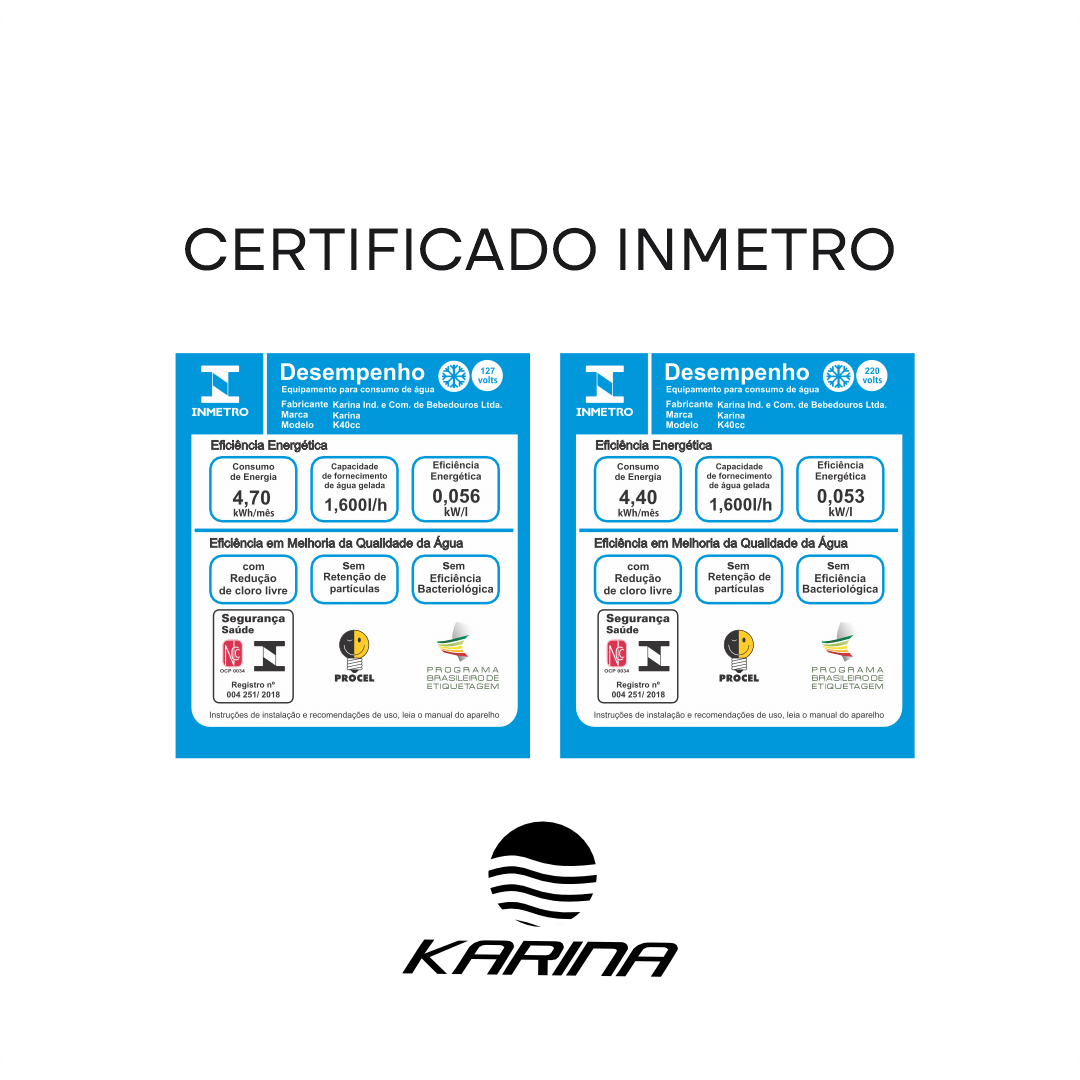 Bebedouro Pressão Modelo K40cc - Karina - Imagem 5