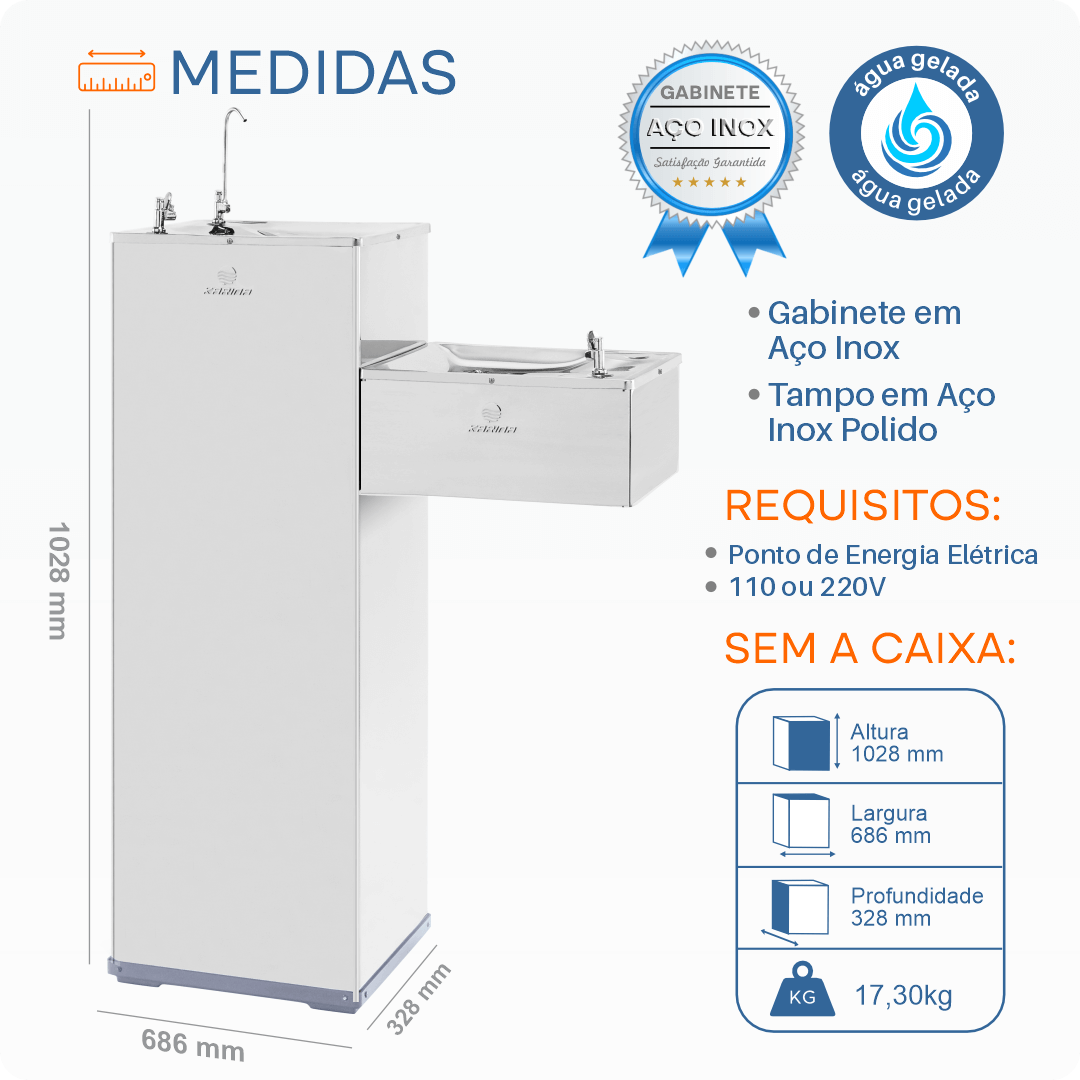 Bebedouro Pressão Modelo K40ci - Karina - Imagem 4