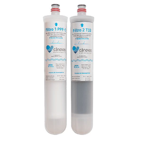 Combo Kit Filtros Cânovas 5 Unidades (PPF-5 e T33) - Imagem 2